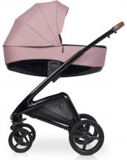Дитячий візочок 2 в 1 Riko XD Black Edition 03 Energy Pink